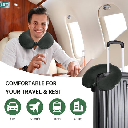 Travel Neck Pillow, Pure Memory Foam Travel Neck Pillow